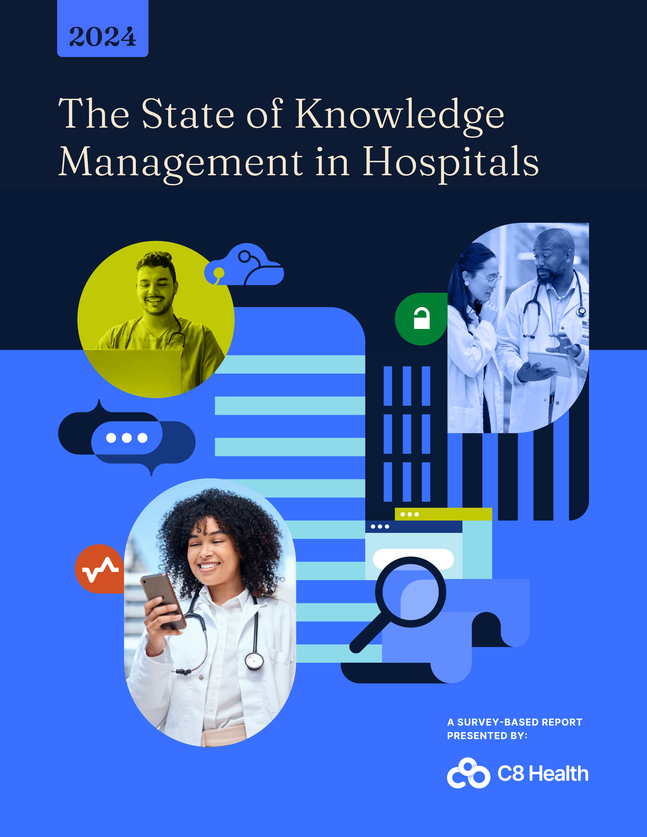 Report Cover for The State of Knowledge Management 2024